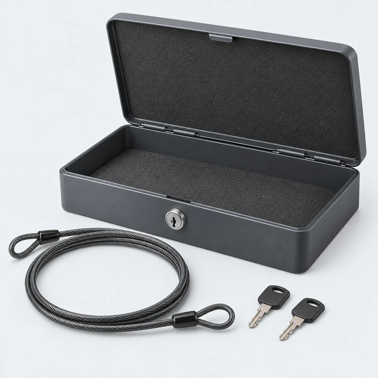 Portable cable lockbox